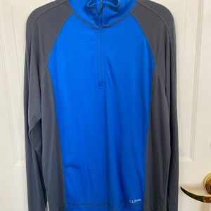 L.L. Bean Men’s Mid Weight, Quarter-Zip, Long-sleeve top